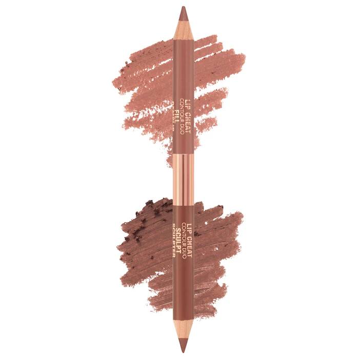 Двойной карандаш для губ Charlotte Tilbury Super Nudes Lip Cheat Contour Duo Lip Liner - Medium Sculpt