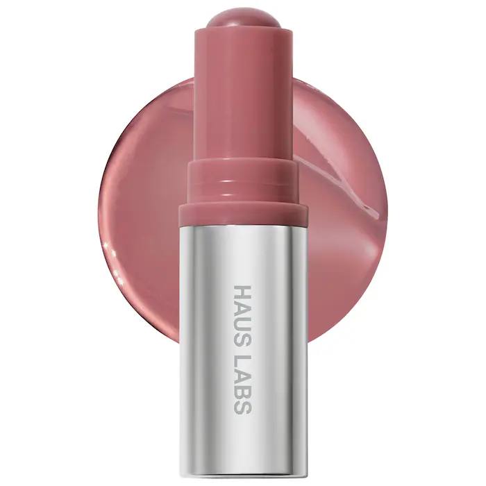 Кремові рум'яна Haus Labs Color Fuse Longwear Hydrating Glassy Lip + Cheek Blush Balm Stick - Glassy Hibiscus, 5 г