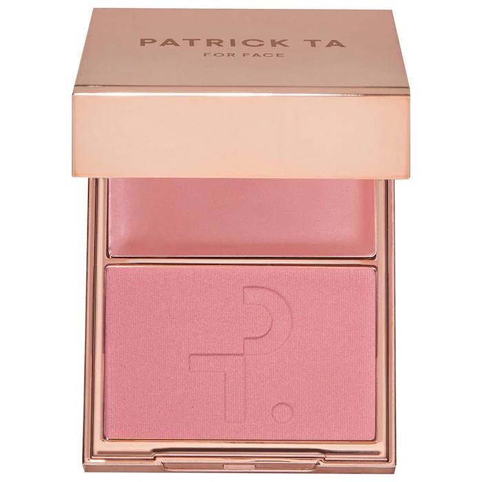 Рум'яна PATRICK TA Mini Major Headlines Double-Take Crème & Powder Blush Duo - Out Of Office