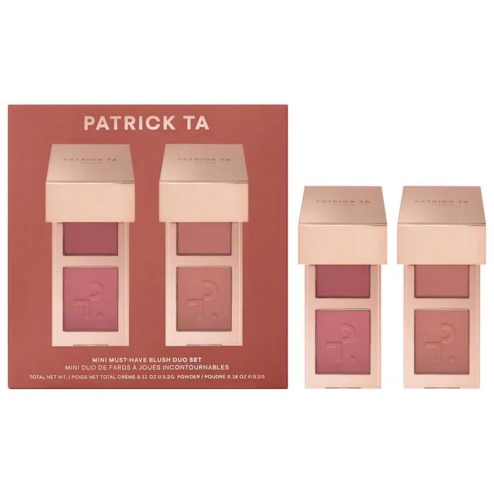 Набор румян Patrick Ta Mini Must Have Brush Duo Set (She Goes To The Gym, She's Seductive)