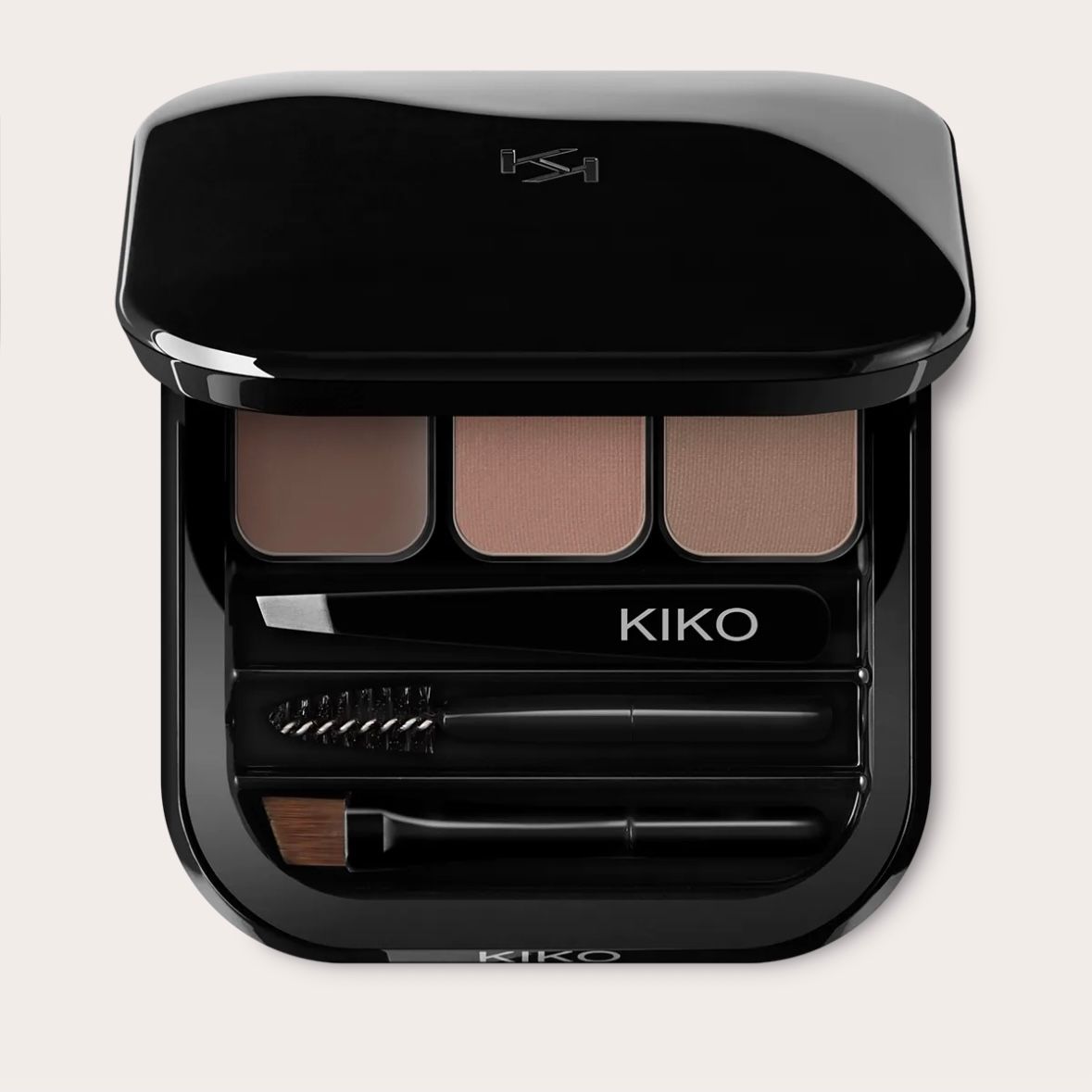 Набор для бровей Kiko Milano Eyebrow Expert Palette 02 Brown