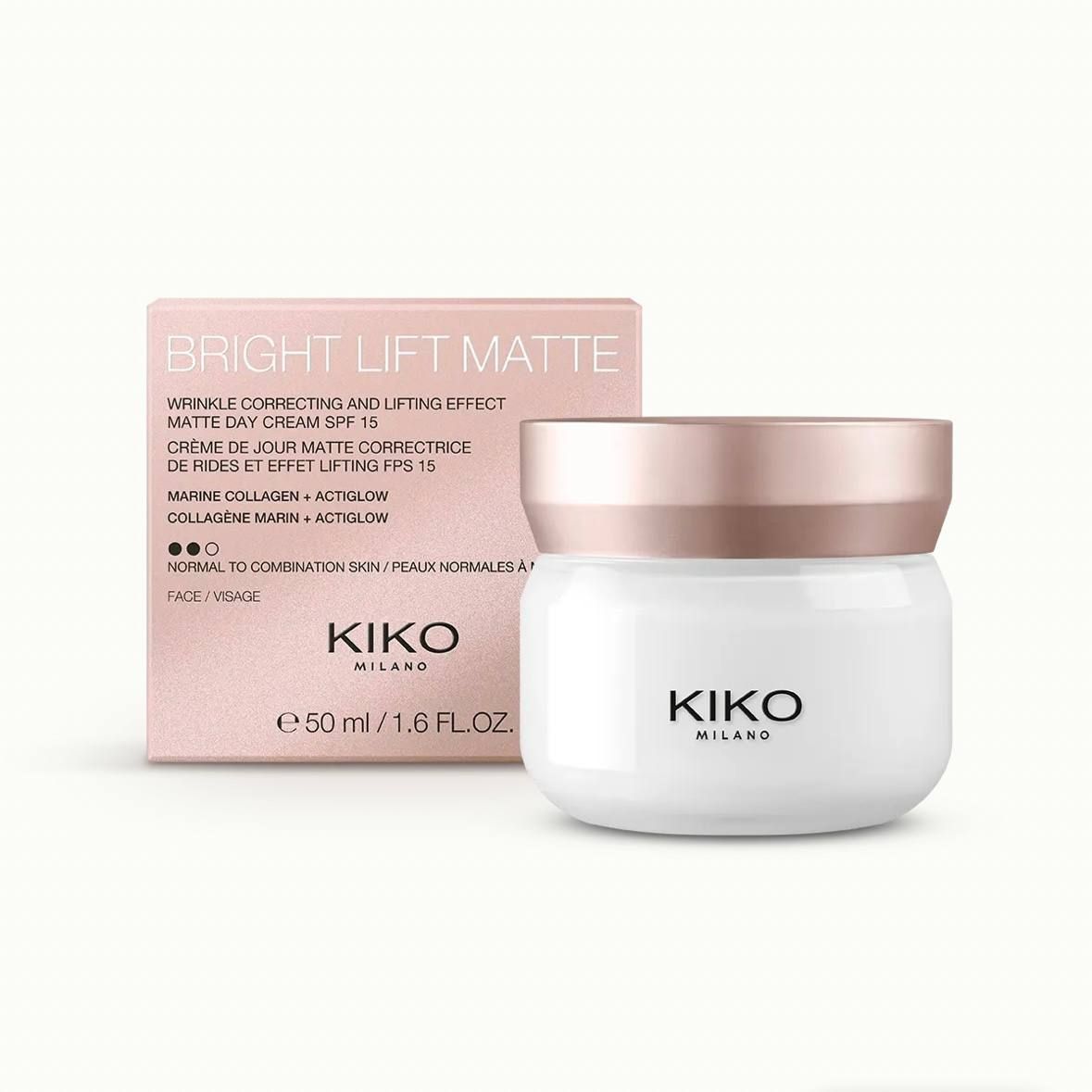 Матирующий дневной крем для лица Kiko Milano Bright Lift Matte Cream 50 мл
