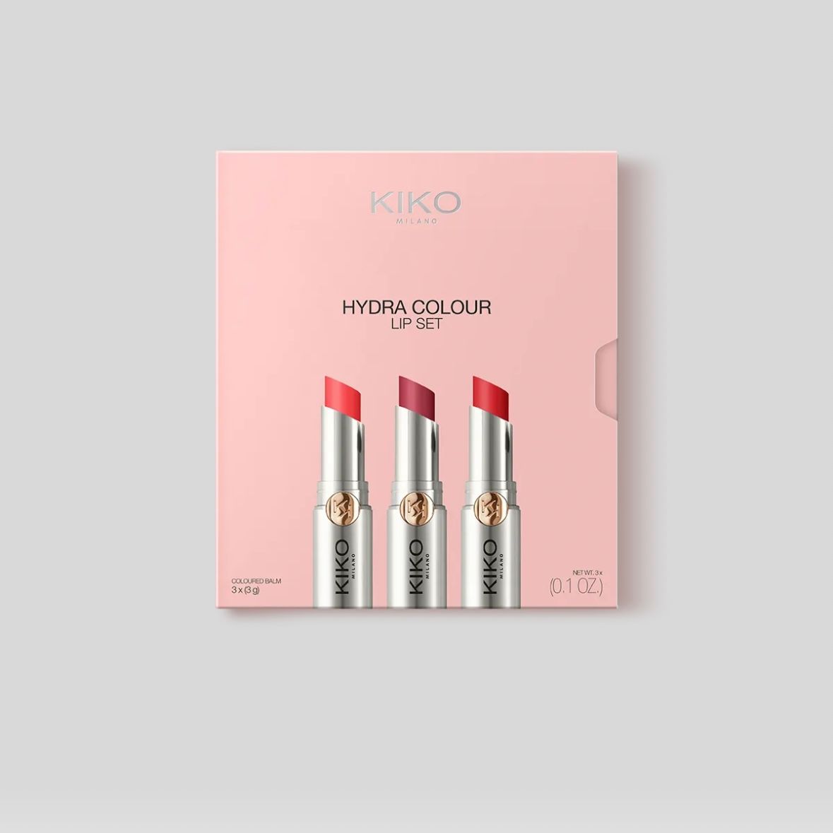 Набор бальзамов для губ Kiko Milano Hydra Colour Lip Set