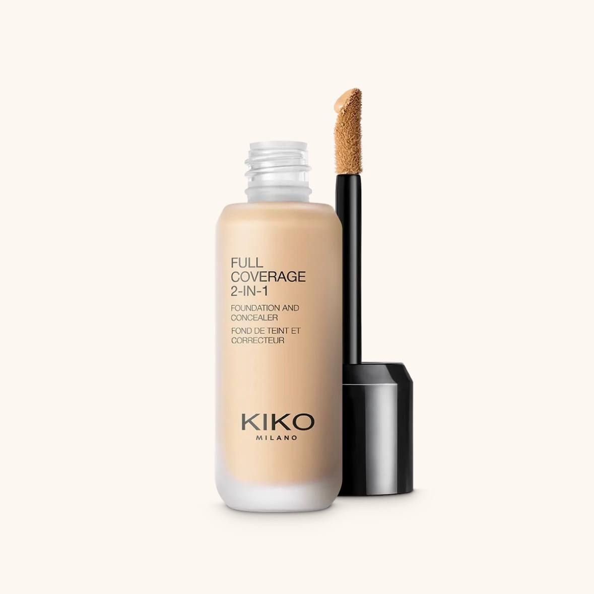 Тональный крем Kiko Milano Full Coverage 2-In-1 Foundation & Concealer N25