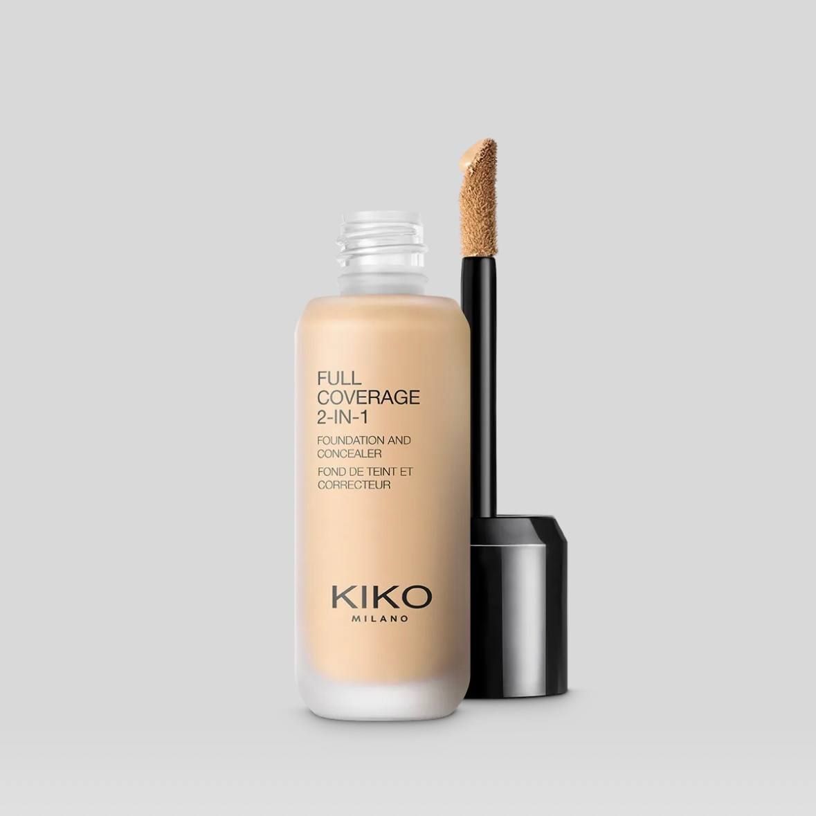 Тональный крем Kiko Milano Full Coverage 2-In-1 Foundation & Concealer WR10