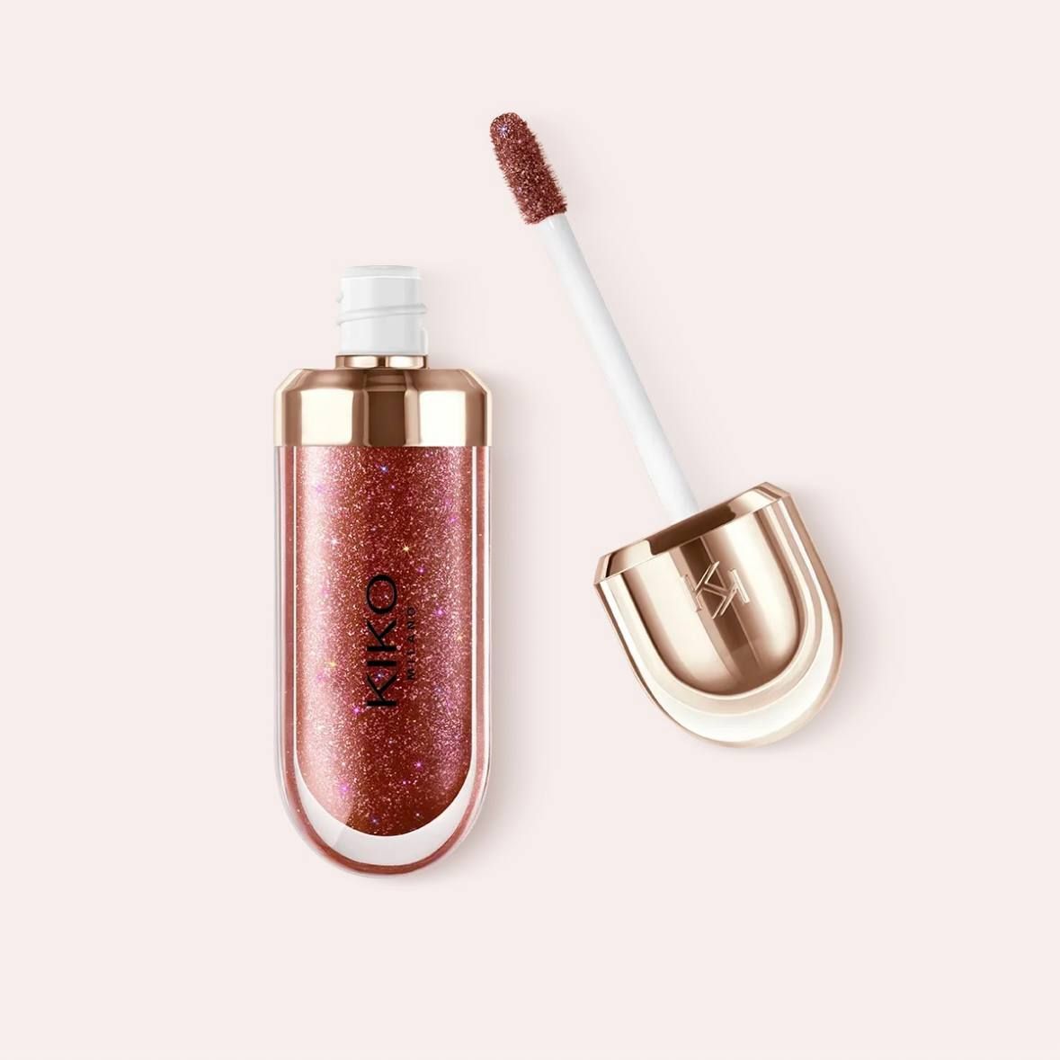 Смягчающий блеск для губ Kiko Milano 3D Hydra Lipgloss 44 Disruptive Brown